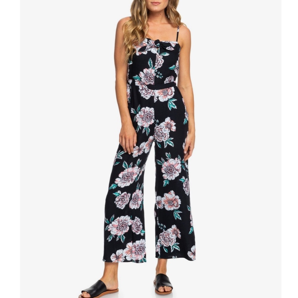 ROXY Feel The Retro Spirit Strappy Jumpsuit